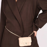 Chanel Mini Belt Bag Blush Caviar 2020 GHW