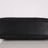 Chanel Kelly Top Handle Black Caviar 24K GP