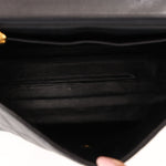 Chanel Kelly Top Handle Black Caviar 24K GP