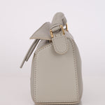 Loewe Grey Mini Puzzle with Braided Top Handle