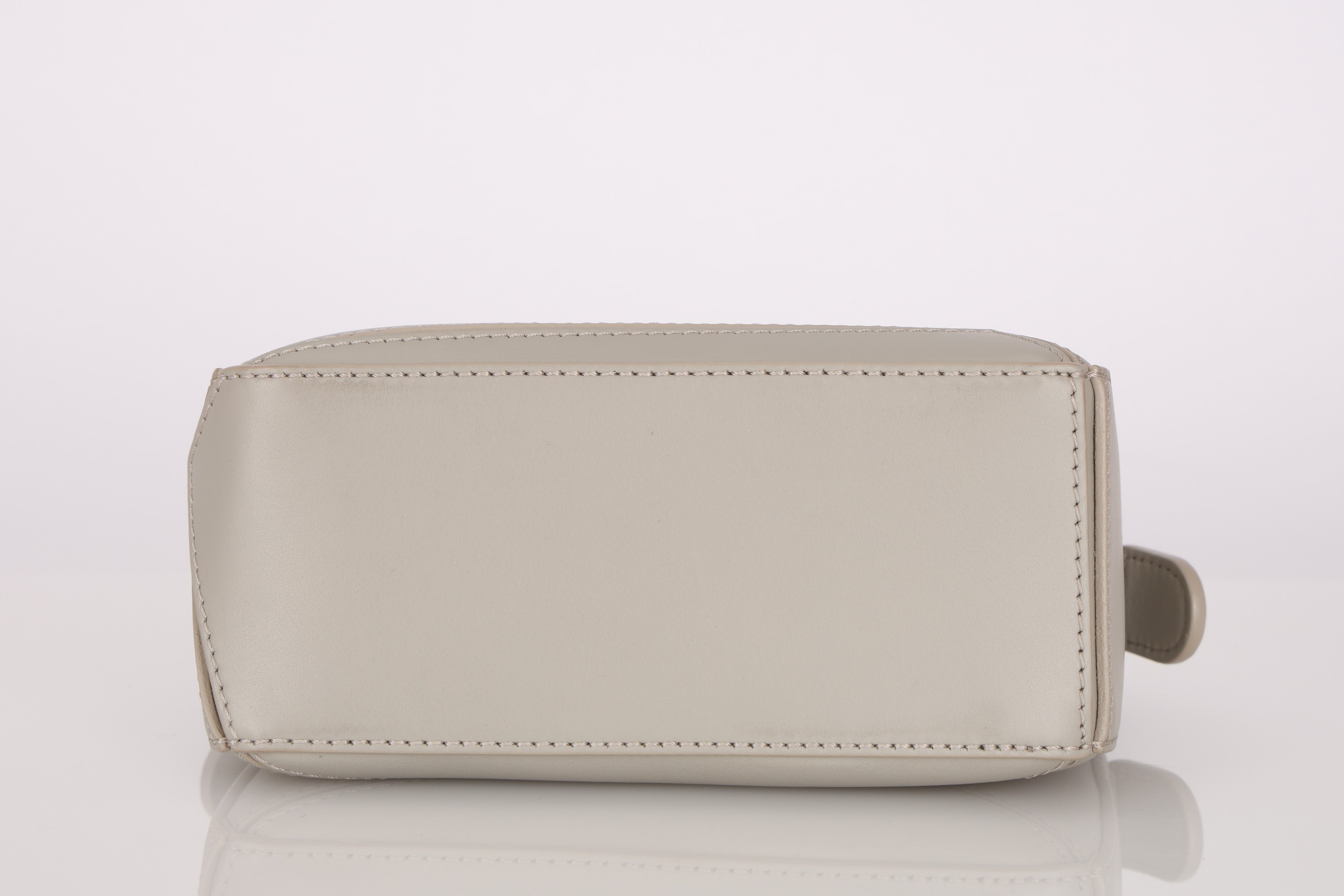 Loewe Grey Mini Puzzle with Braided Top Handle