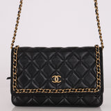 Chanel Chain Around Wallet on Chain Black Lambskin AGHW