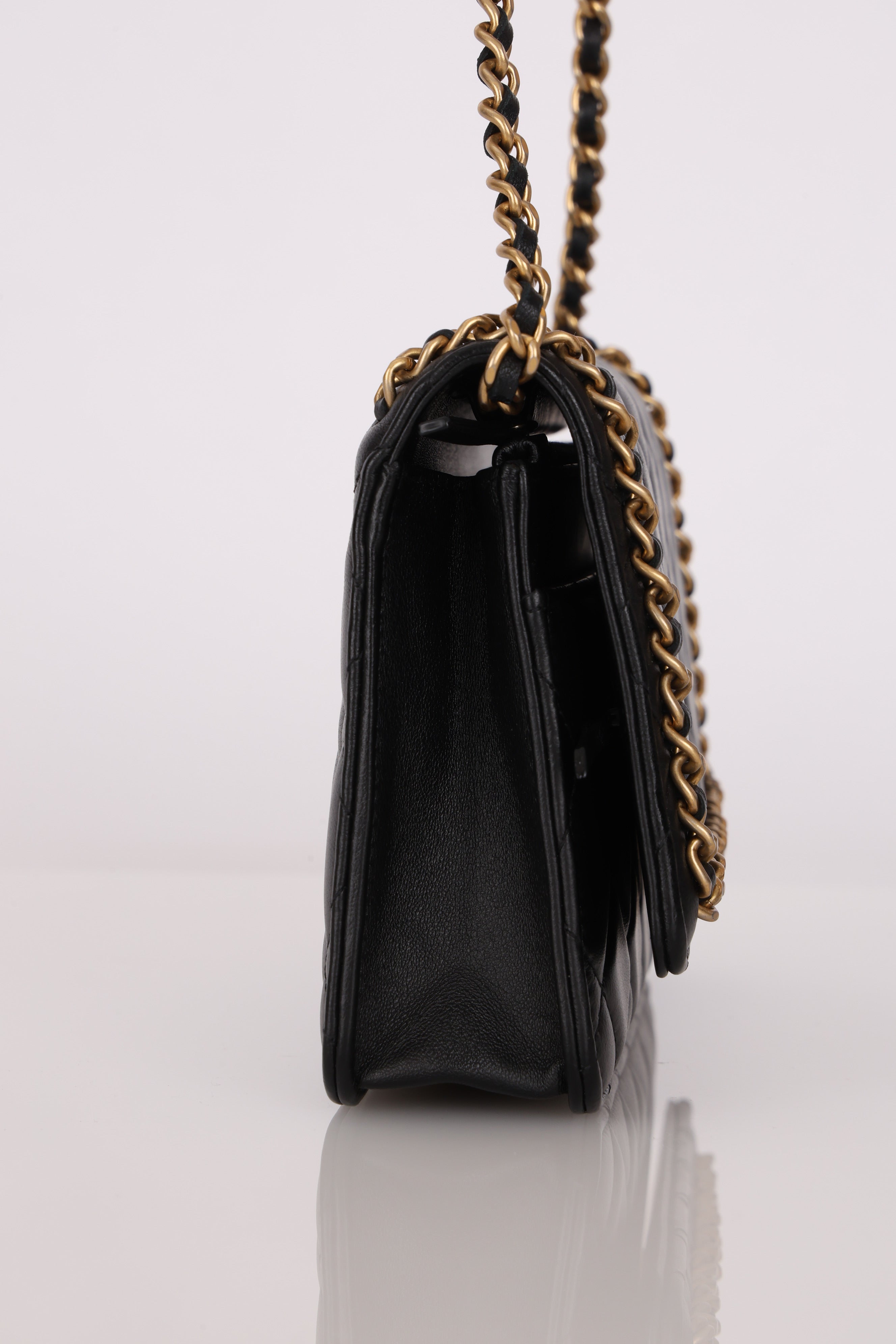 Chanel Chain Around Wallet on Chain Black Lambskin AGHW