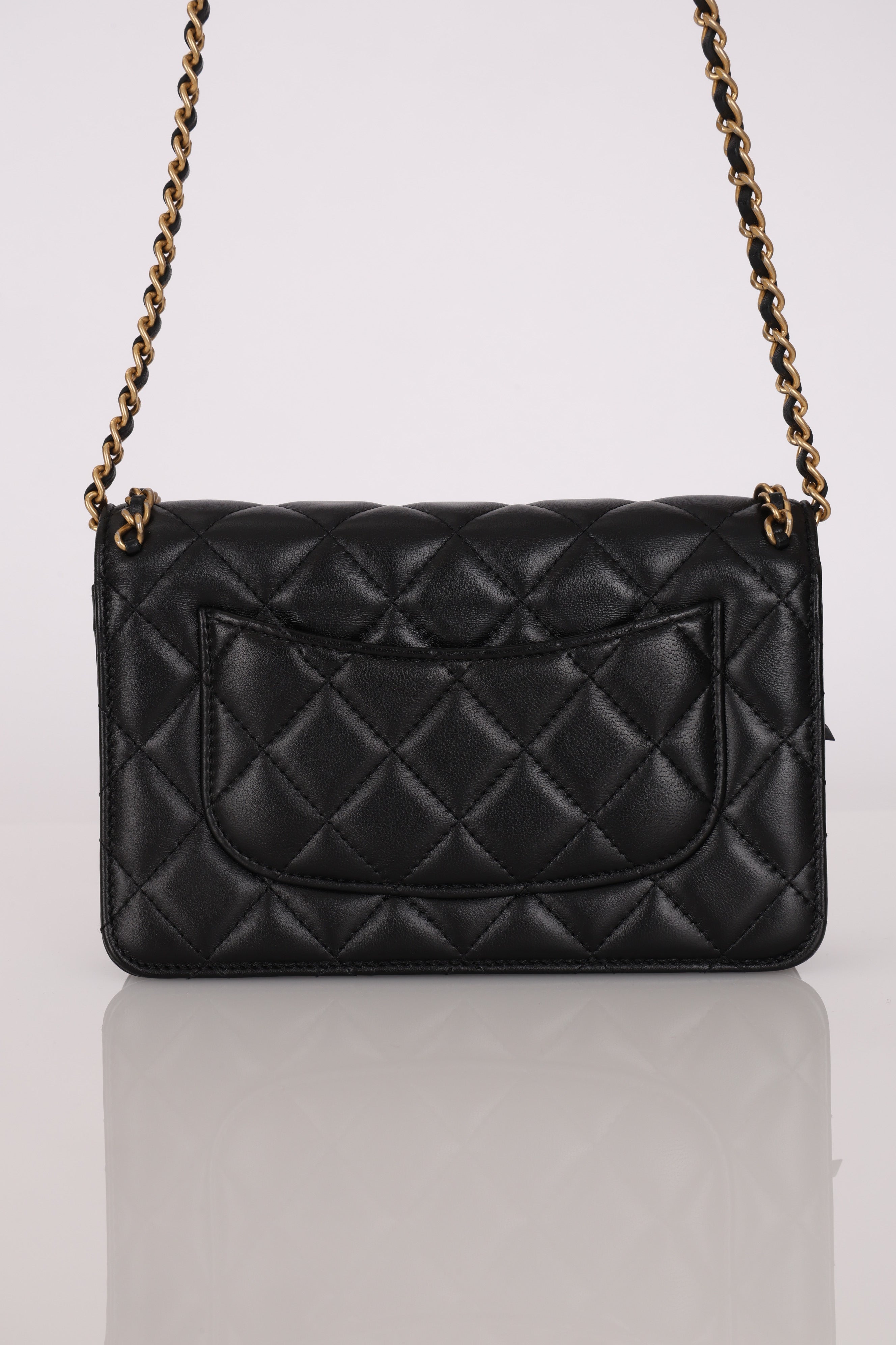 Chanel Chain Around Wallet on Chain Black Lambskin AGHW