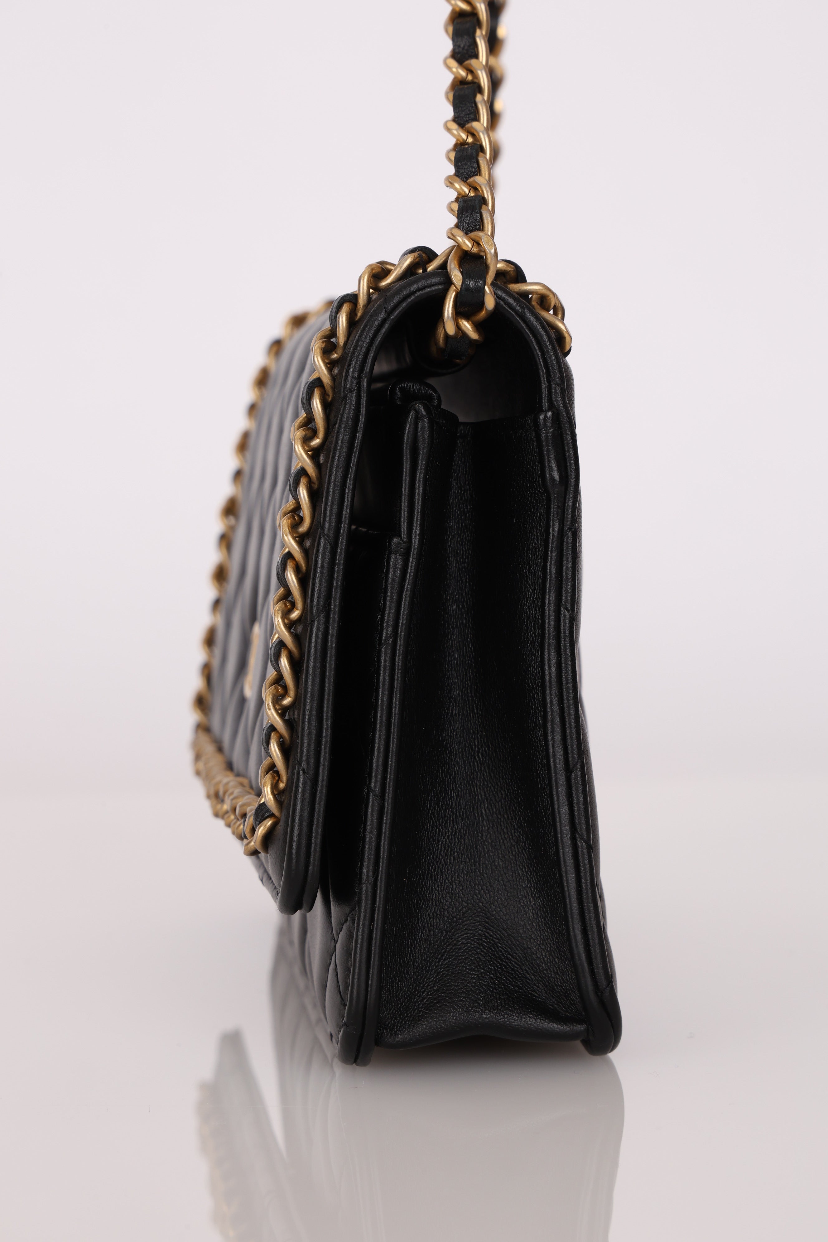 Chanel Chain Around Wallet on Chain Black Lambskin AGHW