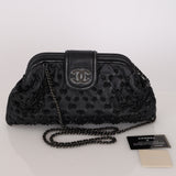 Chanel Chic Knot Clutch Black Lambskin RHW