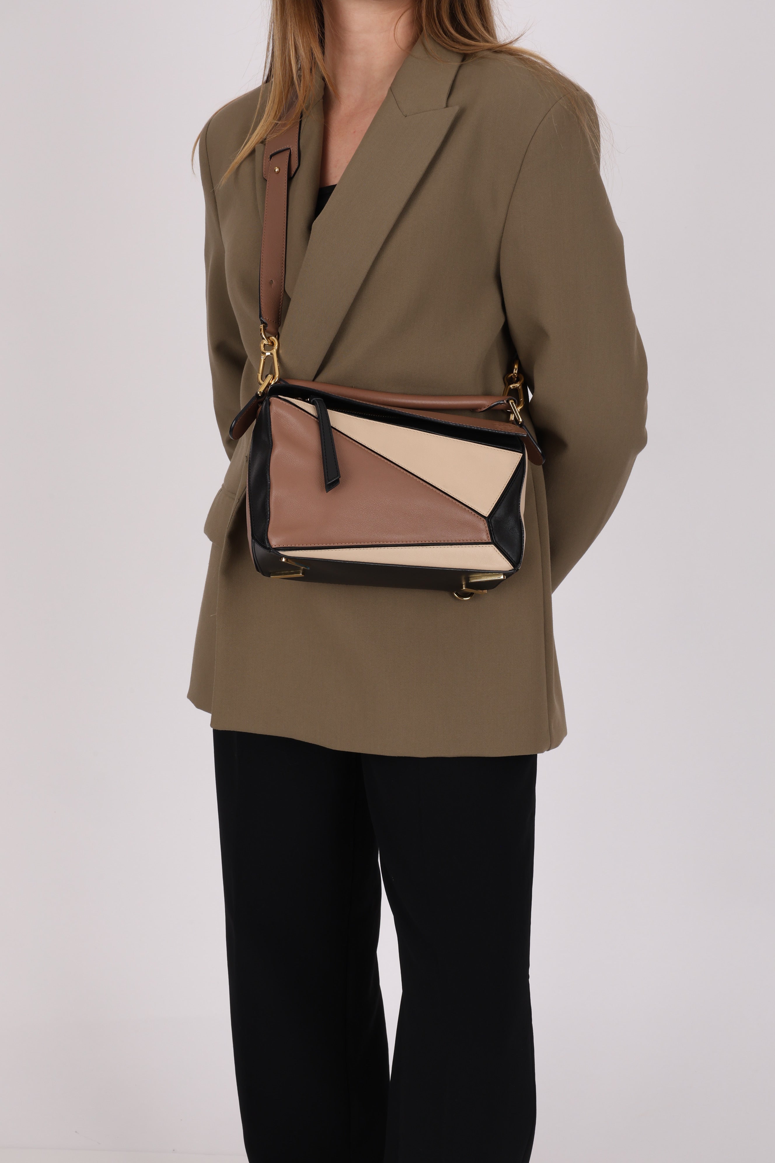 Loewe Small Tricolor Puzzle Bag