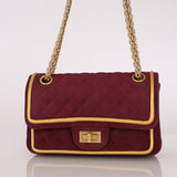 Chanel 2.55 Reissue Double Flap Burgundy Suede AGHW