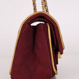 Chanel 2.55 Reissue Double Flap Burgundy Suede AGHW