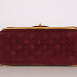 Chanel 2.55 Reissue Double Flap Burgundy Suede AGHW