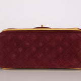 Chanel 2.55 Reissue Double Flap Burgundy Suede AGHW