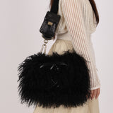 Rare Chanel Tibet CC Flap with Mini Pouch Black CGHW
