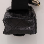 Chanel Shearling CC Flap with Mini Pouch Black CGHW
