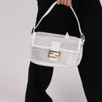 Rare Fendi White Woven Baguette 2008 (NEEDS MORE PICS)