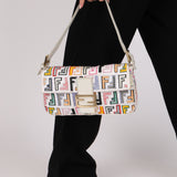 Ultra-Rare Fendi Multicolor 'Pop' Zucca Baguette 1998