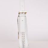 Fendi White Woven Baguette