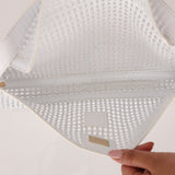 Fendi White Woven Baguette