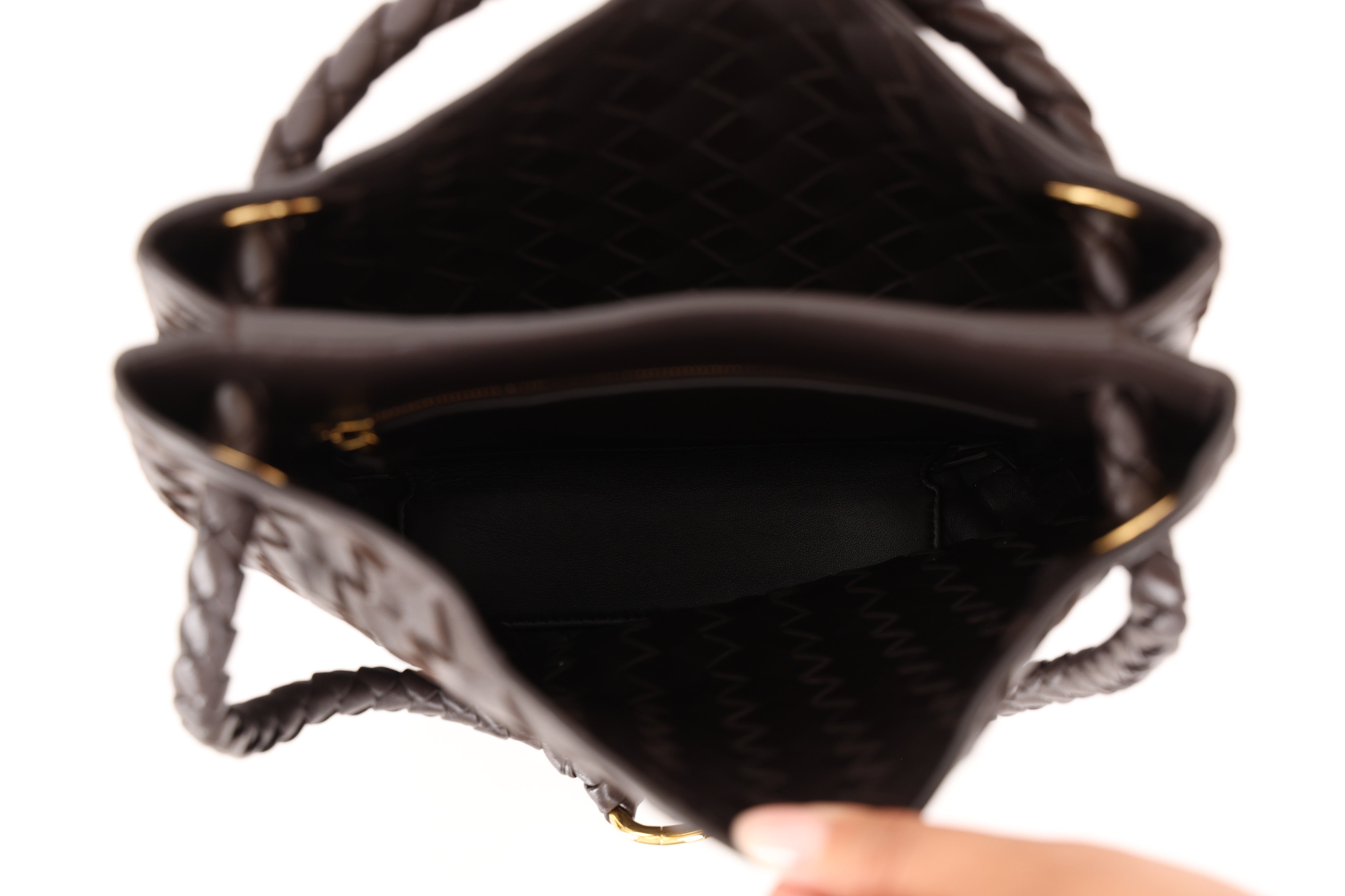 Bottega Veneta Small Intrecciato Andiamo Bucket Bag