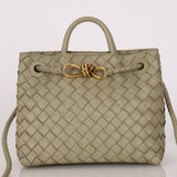 Bottega Veneta Small Intrecciato Andiamo Bag Travertine