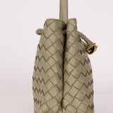 Bottega Veneta Small Intrecciato Andiamo Bag Travertine