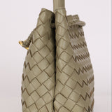 Bottega Veneta Small Intrecciato Andiamo Bag Travertine