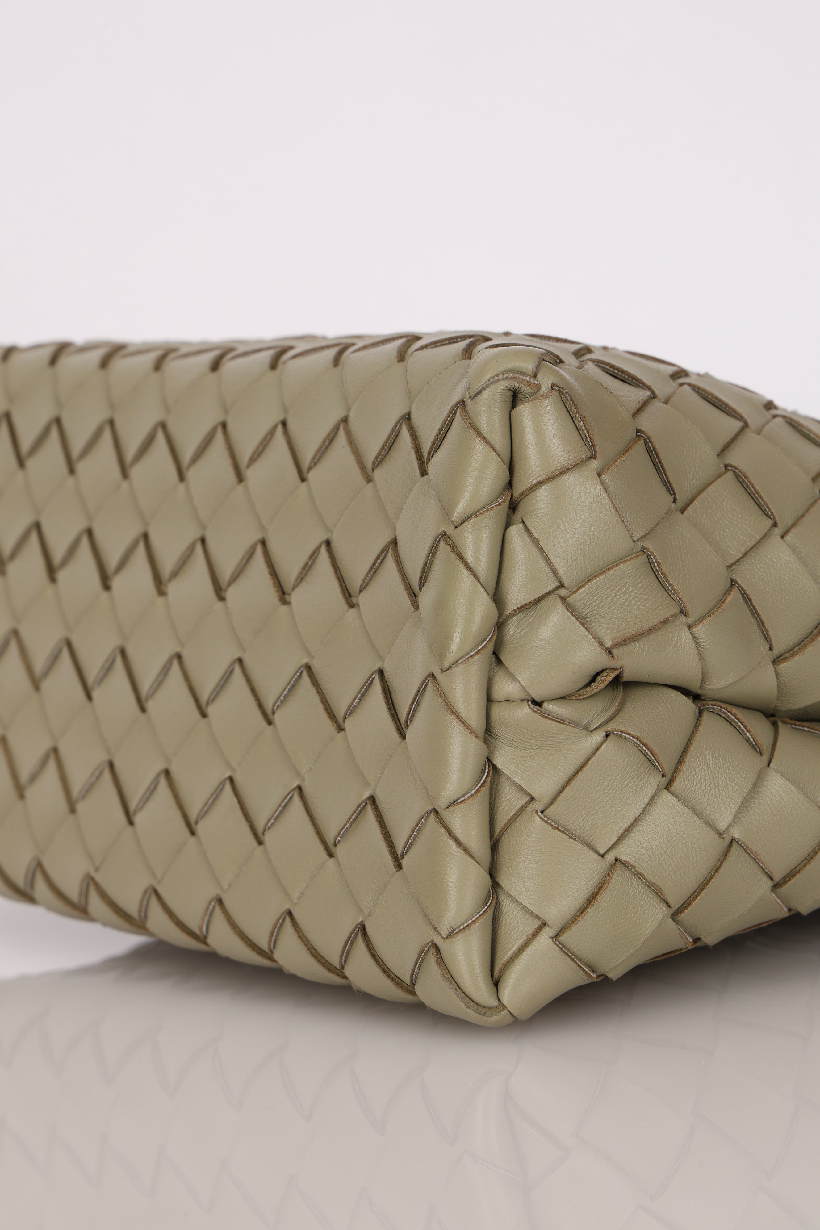 Bottega Veneta Small Intrecciato Andiamo Bag Travertine