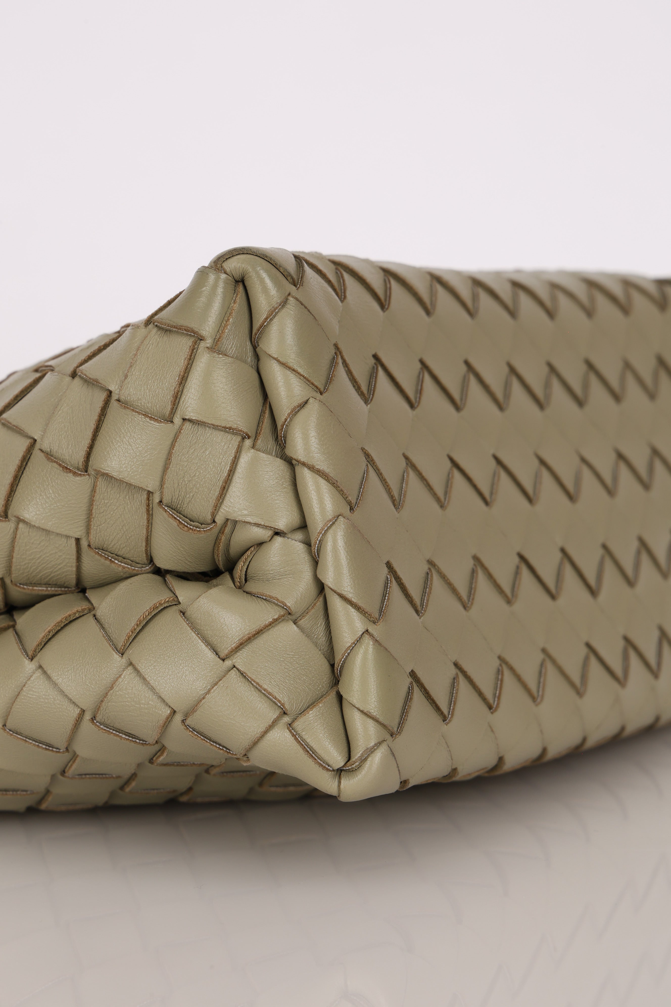 Bottega Veneta Small Intrecciato Andiamo Bag Travertine