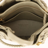 Bottega Veneta Small Intrecciato Andiamo Bag Travertine