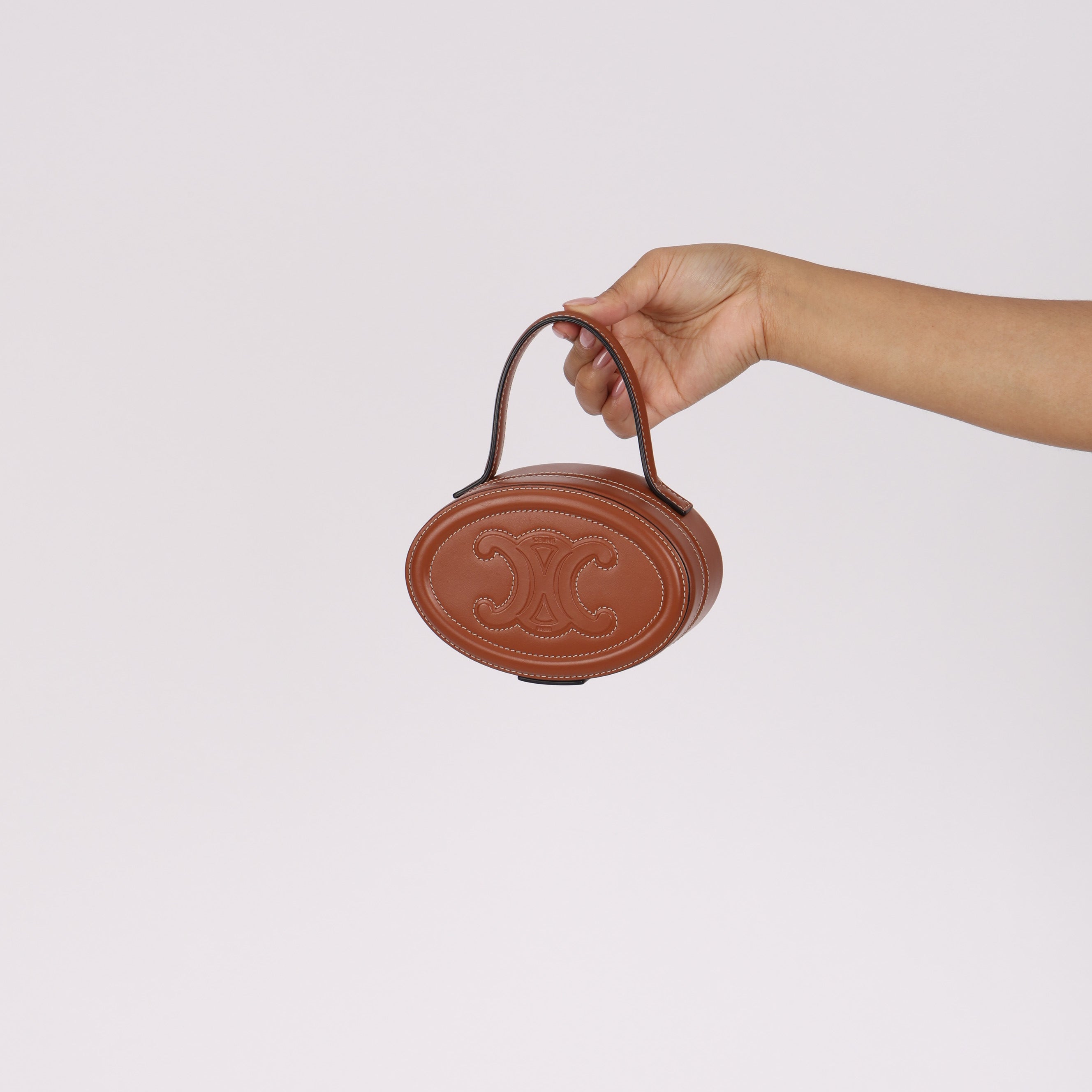 Celine Mini Oval Triomphe Top Handle