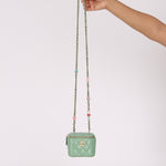 Chanel Mini Vanity Case Mint Lambskin CGHW