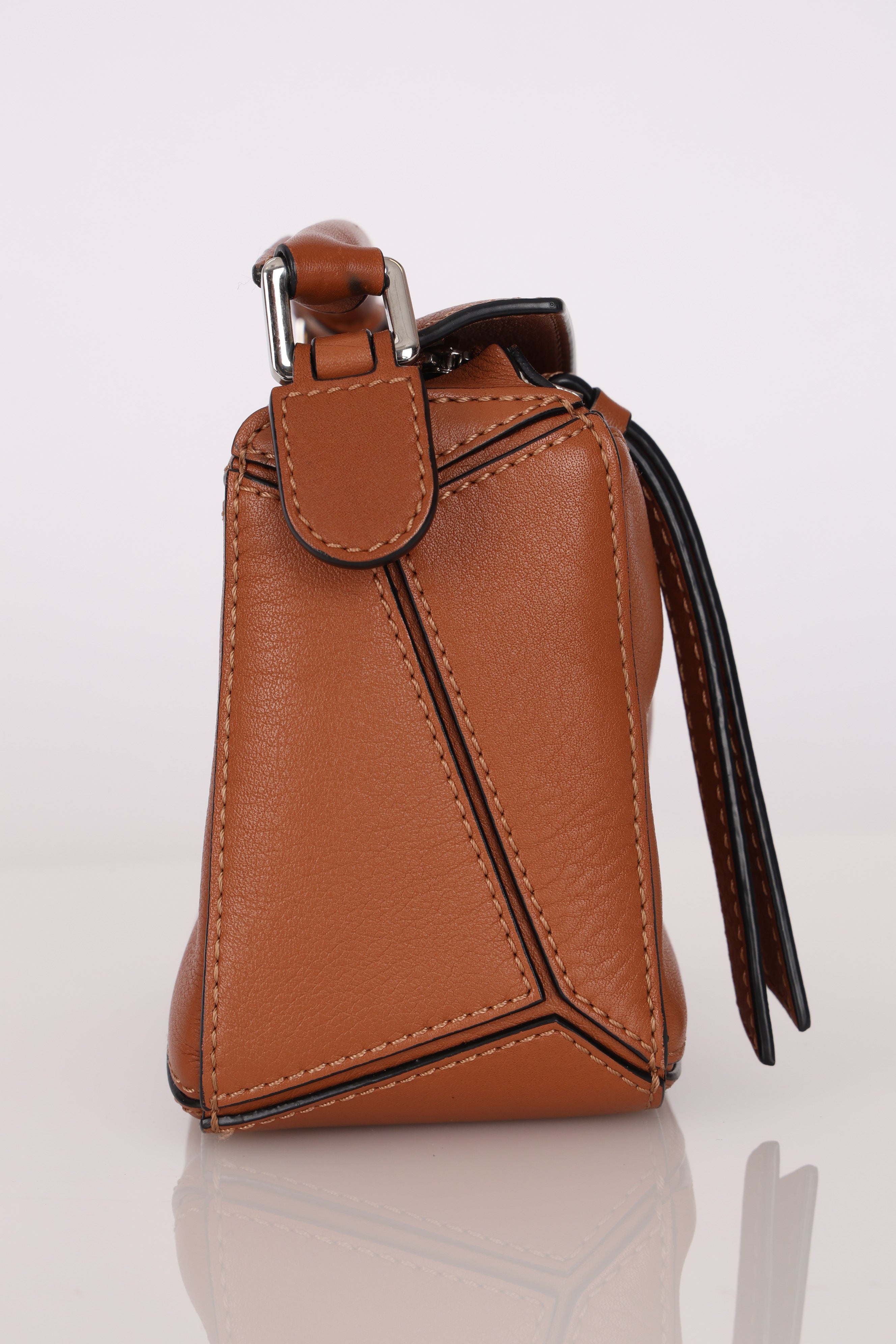 Loewe Mini Puzzle Bag Cognac