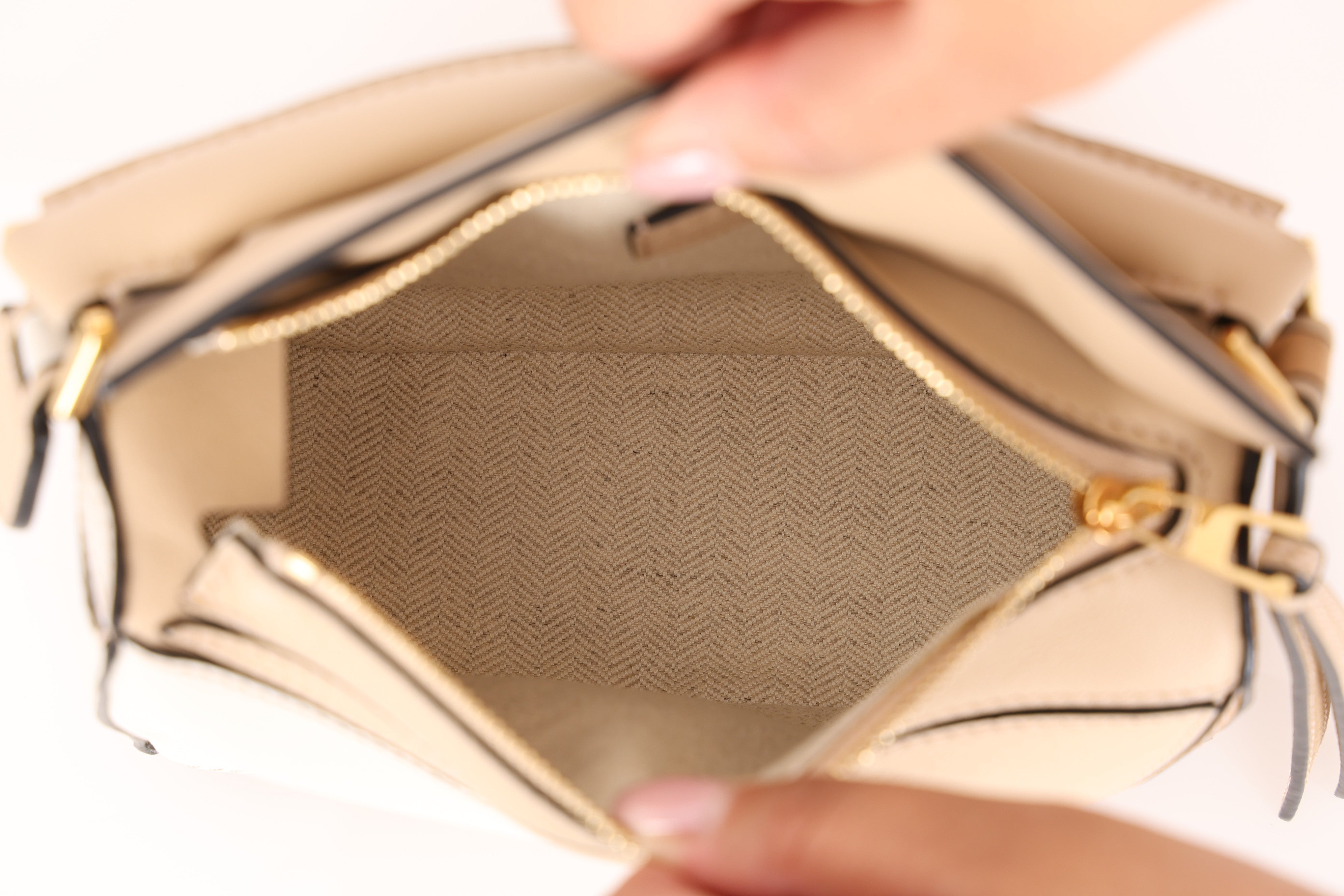 Loewe Tricolor Mini Puzzle Bag