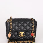 Chanel Casino Chips Mini Square Flap Black Lambskin 2023 AGHW