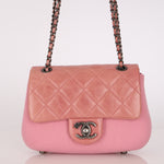 Chanel Paris Salzburg Mini Flap Pink Calfskin and Felt RHW