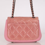 Chanel Paris Salzburg Mini Flap Pink Calfskin and Felt RHW