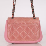 Chanel Paris Salzburg Mini Flap Pink Calfskin and Felt RHW