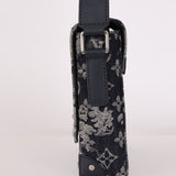 Louis Vuitton Monogram Denim Tapestry Trunk Messenger