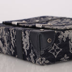 Louis Vuitton Monogram Denim Tapestry Trunk Messenger