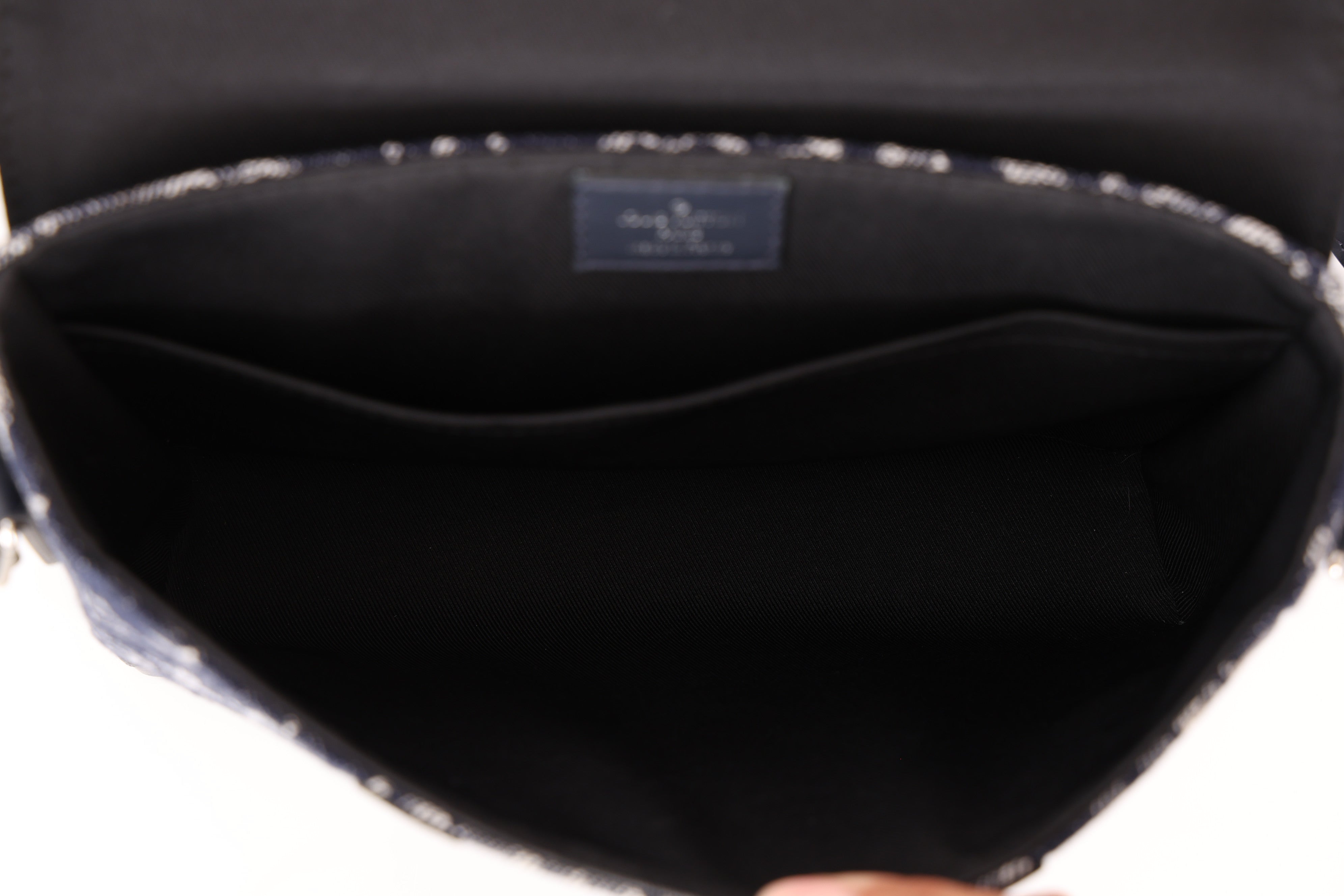 Louis Vuitton Monogram Denim Tapestry Trunk Messenger