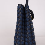Bottega Veneta Medium Denim Intrecciato Andiamo Bag