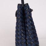 Bottega Veneta Medium Denim Intrecciato Andiamo Bag