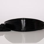 Yves Saint Laurent Heart Patent Croc Embossed Clutch