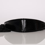 Yves Saint Laurent Heart Patent Croc Embossed Clutch