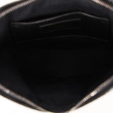 Yves Saint Laurent Heart Patent Croc Embossed Clutch