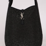 Yves Saint Laurent Medium Le 5 À 7 Studded Canvas Hobo