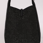 Yves Saint Laurent Medium Le 5 À 7 Studded Canvas Hobo