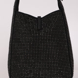 Yves Saint Laurent Medium Le 5 À 7 Studded Canvas Hobo