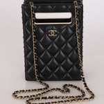Chanel Evening Box Bag Black Caviar CGHW