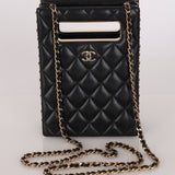 Chanel Evening Box Bag Black Caviar CGHW