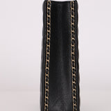 Chanel Evening Box Bag Black Caviar CGHW